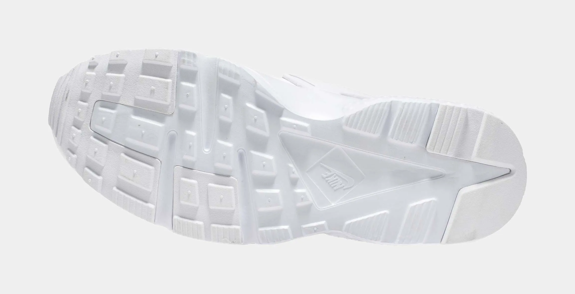 Air Huarache Run Monochrome Grade School Lifestyle Shoes (White)