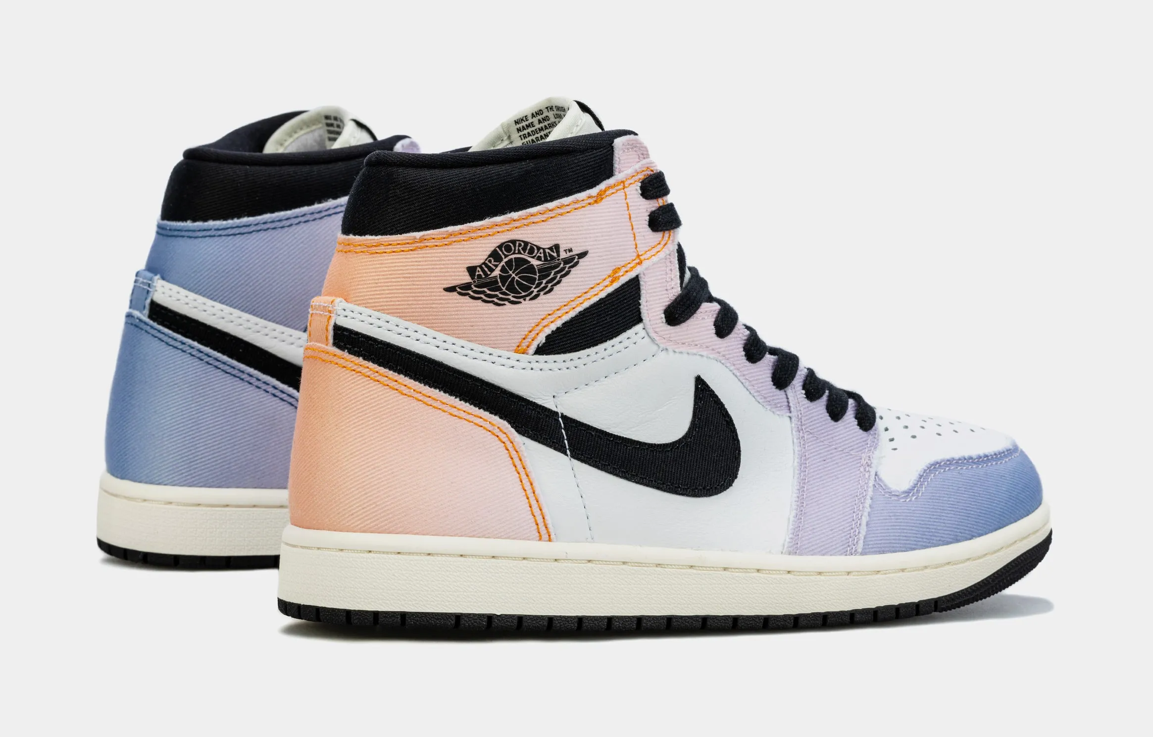 Air Jordan 1 High OG Skyline Mens Lifestyle Shoes (Orange/Purple)