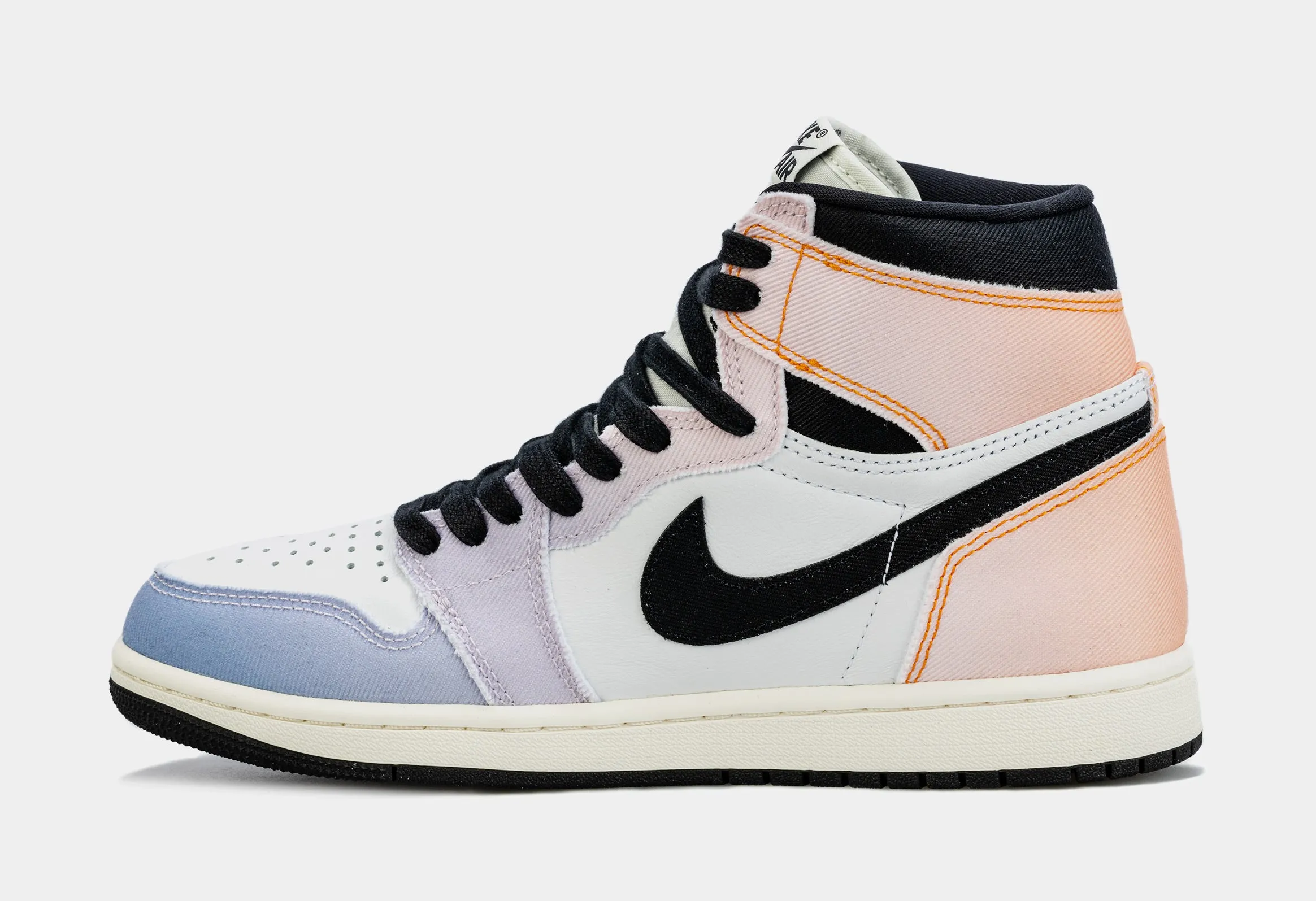 Air Jordan 1 High OG Skyline Mens Lifestyle Shoes (Orange/Purple)