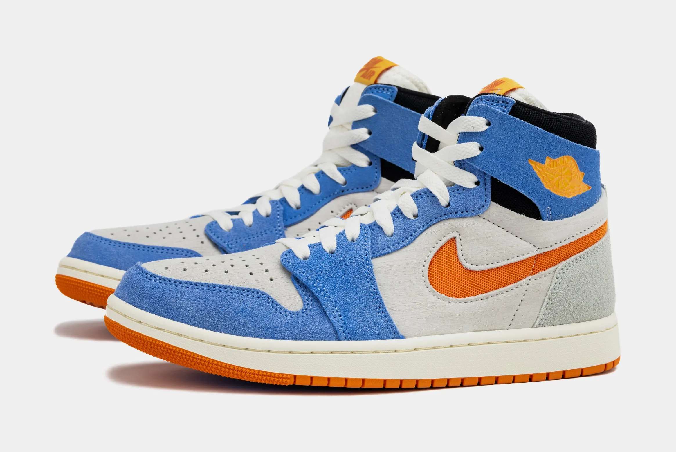 Air Jordan 1 Zoom CMFT 2 Royal Pulse Mens Basketball Lifestyle Shoes (Blue/Orange)