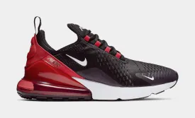 Air Max 270 Mens Running Shoes (Black/White/University Red)