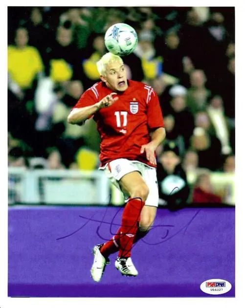 Alan Smith Autographed 8x10 Photo Manchester United PSA/DNA #U54327