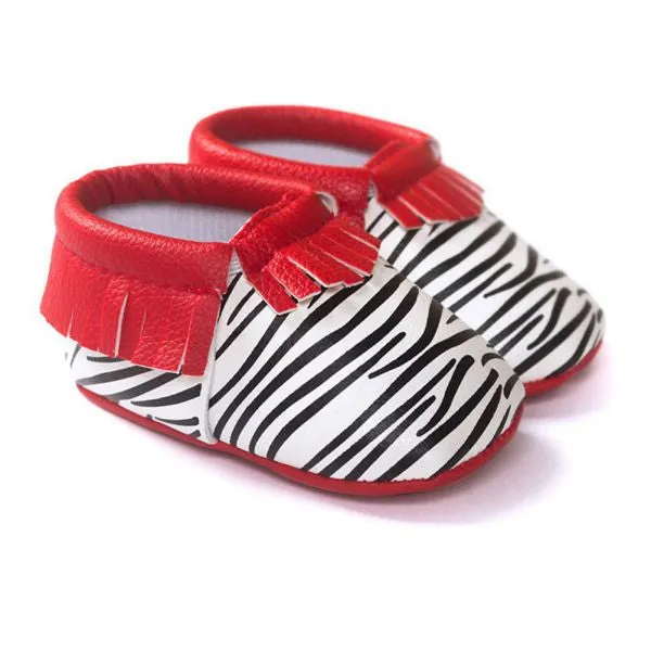 Baby Moccasins 28 Style 0-18 Month Toddler Kids Fringe Tassel PU Leather Shoes Crib Shoes First Walkers