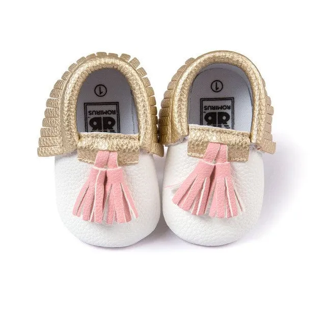 Baby Shoes Toddler Infant Unisex Boys Girls Soft PU Leather Tassel Moccasins Girls Baby Boy Shoes Girls Baby Boy Shoes