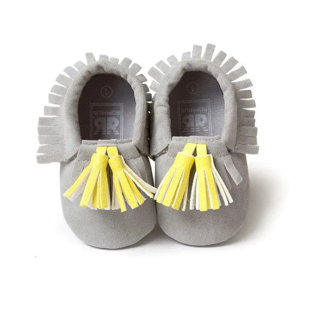 Baby Shoes Toddler Infant Unisex Boys Girls Soft PU Leather Tassel Moccasins Girls Baby Boy Shoes Girls Baby Boy Shoes