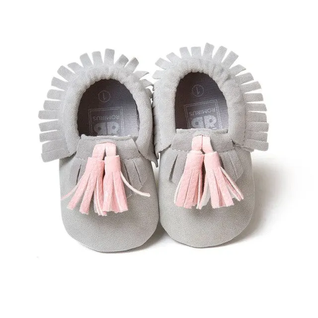 Baby Shoes Toddler Infant Unisex Boys Girls Soft PU Leather Tassel Moccasins Girls Baby Boy Shoes Girls Baby Boy Shoes