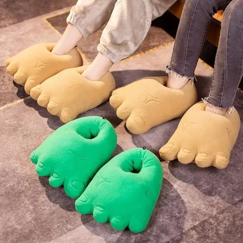 BIG GREEN FOOT Slippers