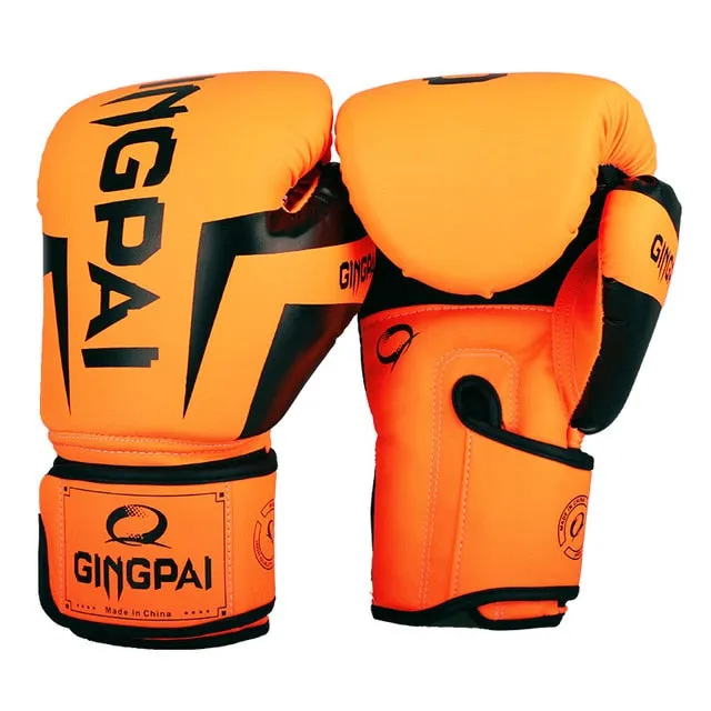 Boxing Gloves MMA Pro Training Fight Gloves for Men & Women