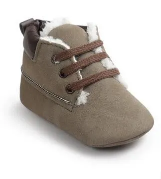 Brand ROMIRUS Winter Outdoor PU Leather Baby moccasins Shoes infant anti-slip first walker soft soled Newborn Baby boy Boots