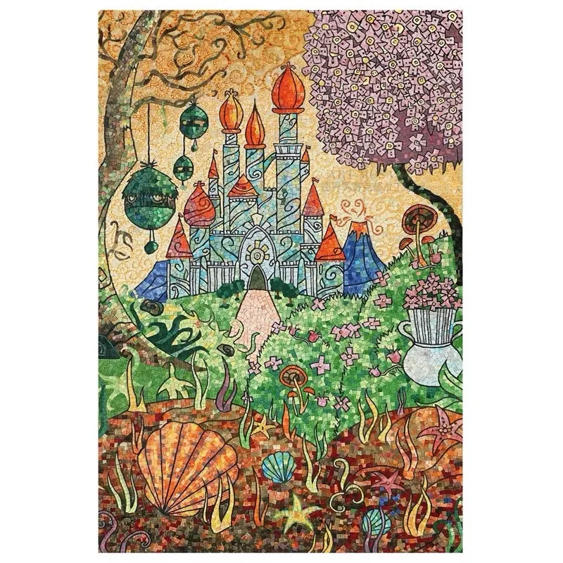 Custom Glass Mosaic Mural Enchanting Fairyland