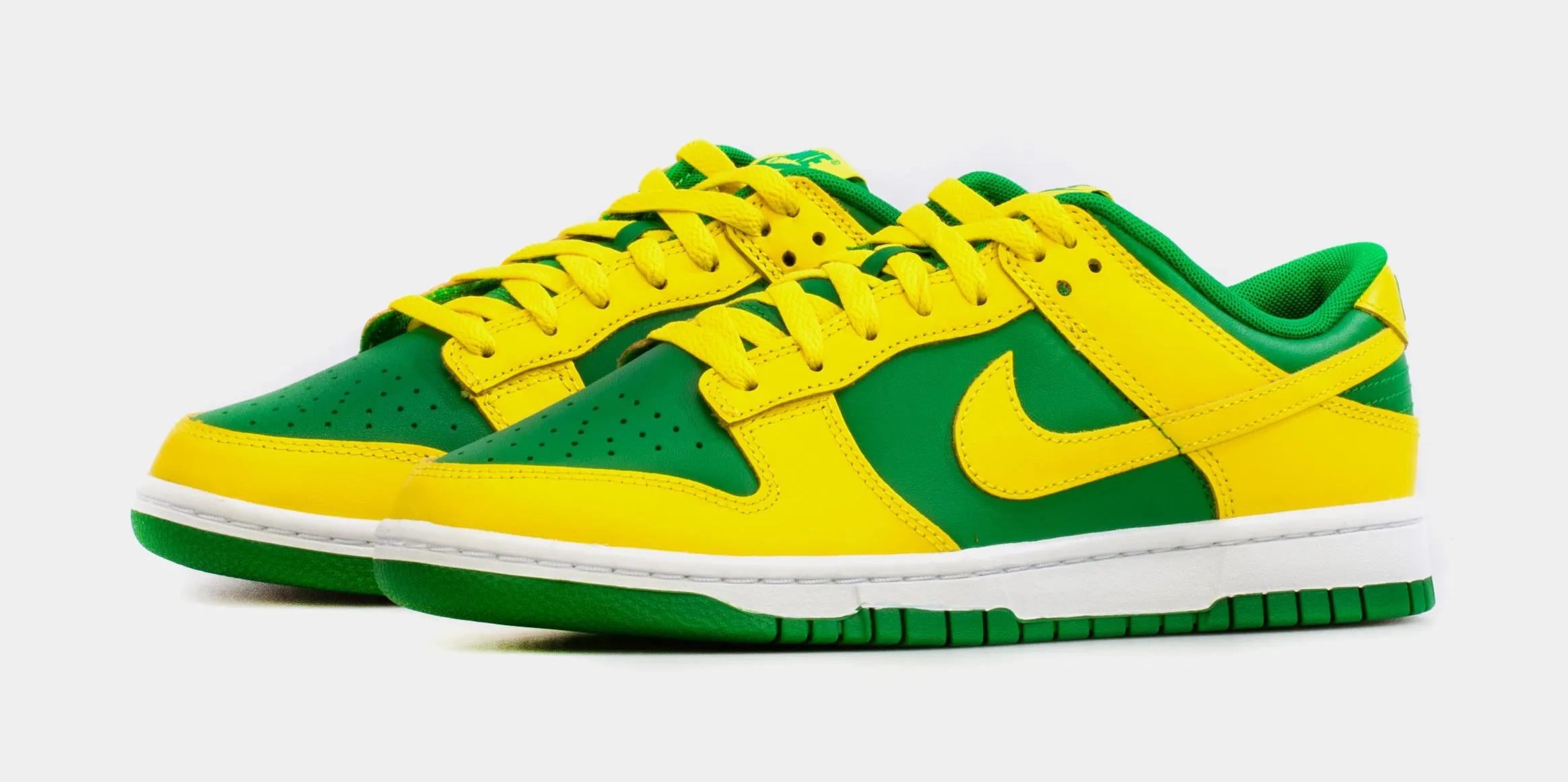 Dunk Low Reverse Brazil Mens Lifestyle Shoes (Yellow/Green)