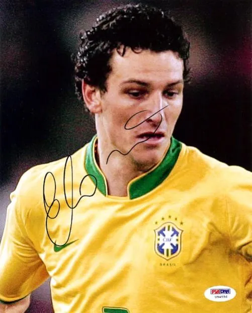 Elano Autographed 8x10 Photo Brazil PSA/DNA #U54556