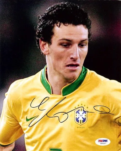 Elano Autographed 8x10 Photo Brazil PSA/DNA #U54557