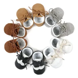 Handmade Baby First Walkers Baby Moccasin Baby Shoes PU Leather Prewalkers Boots for Kids