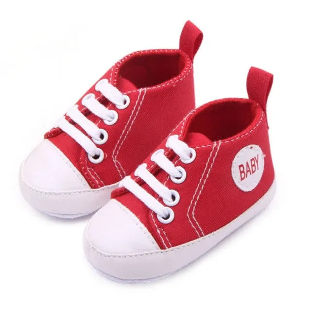 Infant Newborn Baby Boy Girl Kid Soft Sole Shoes Sneaker Newborn 0-12 Months