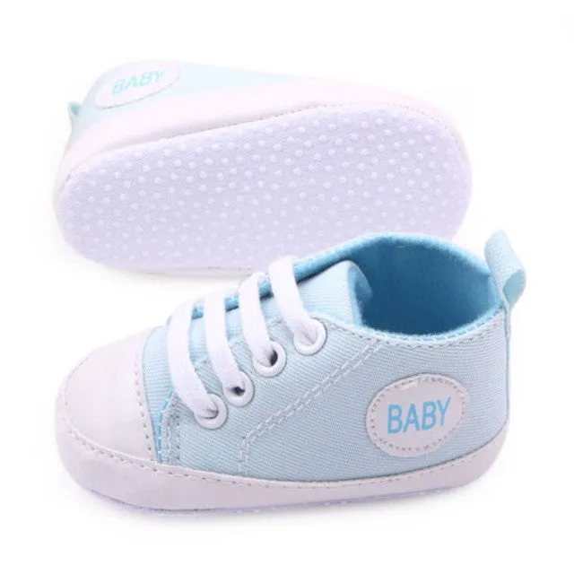 Infant Newborn Baby Boy Girl Kid Soft Sole Shoes Sneaker Newborn 0-12 Months