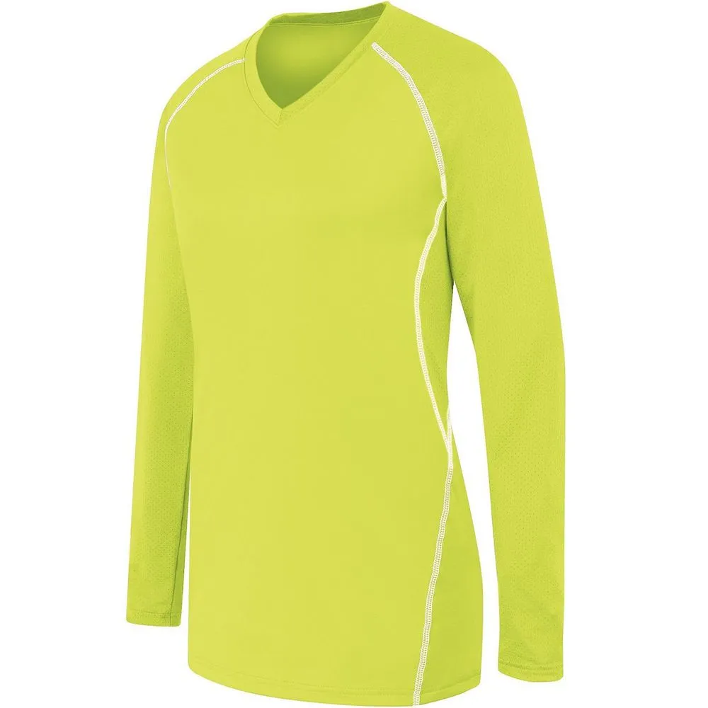 LADIES LONG SLEEVE SOLID JERSEY