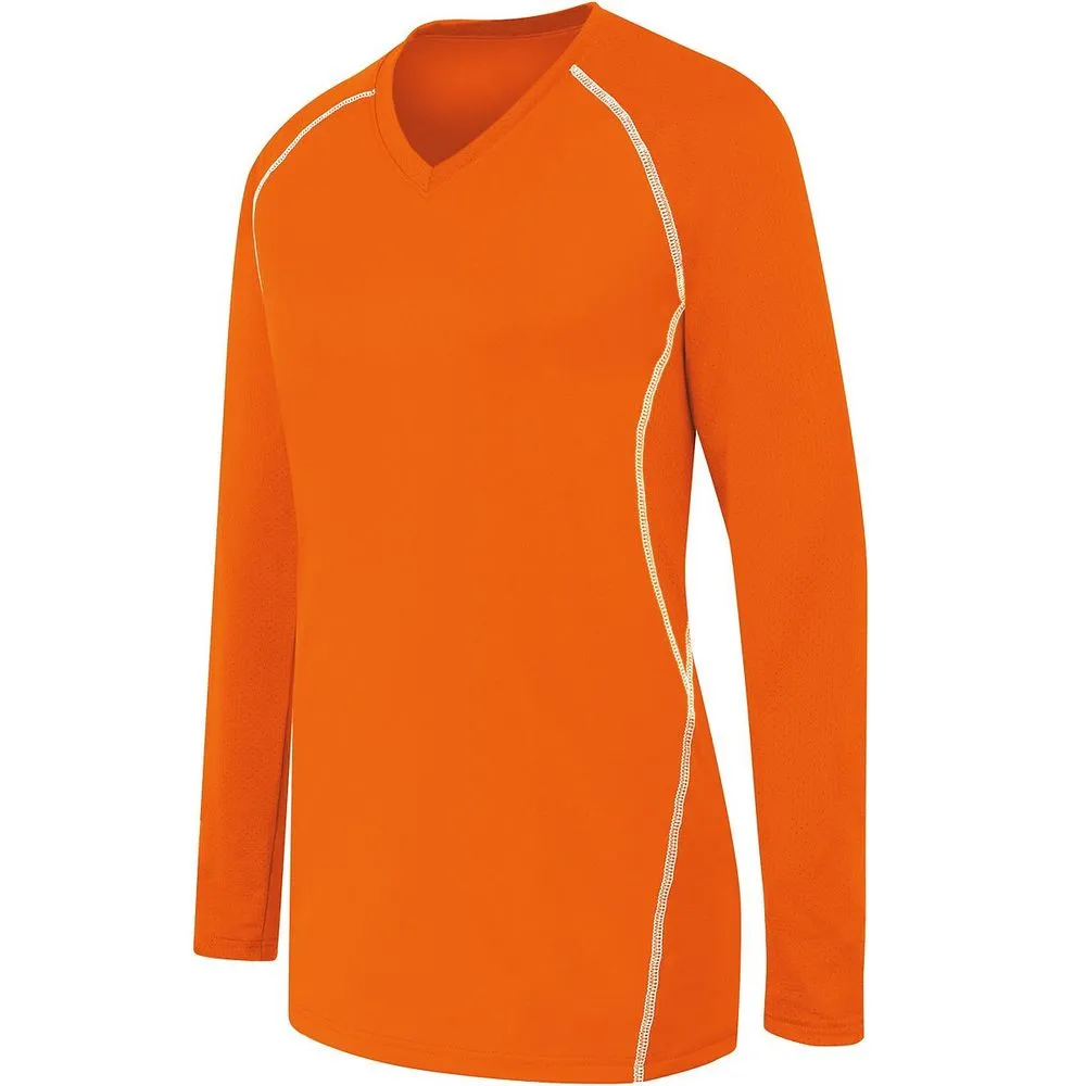 LADIES LONG SLEEVE SOLID JERSEY