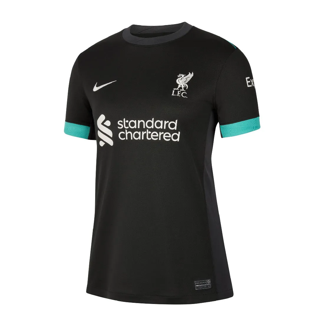 Liverpool FC 2024/25 Stadium Away Women's Nike Dri-FIT Soccer Replica Jersey Green