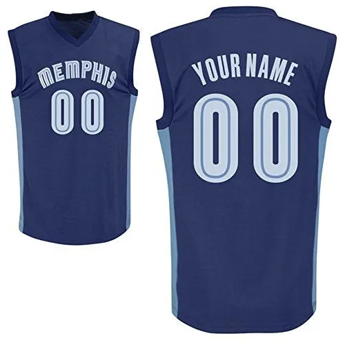 Memphis Grizzlies Customizable Pro Style Basketball Jersey