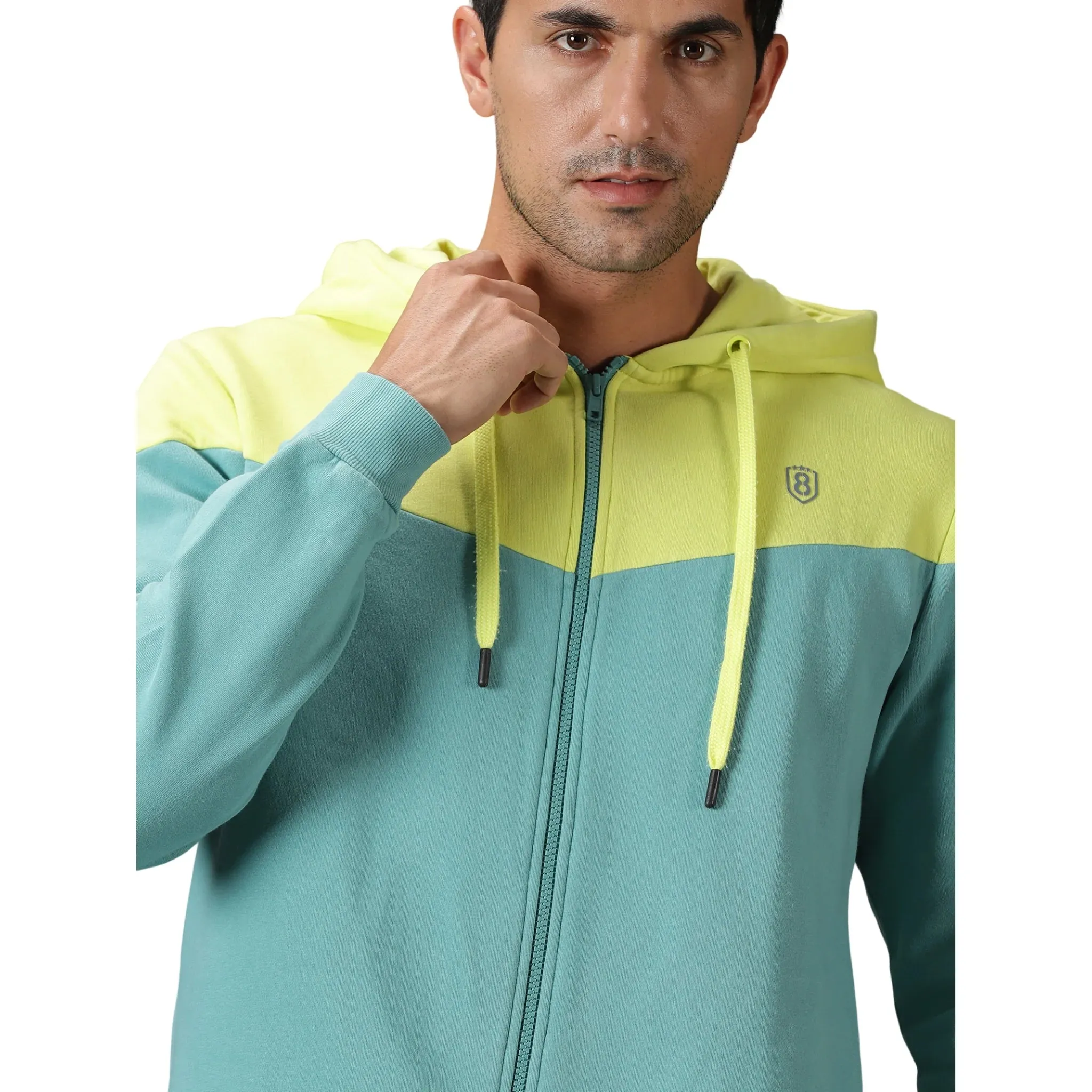 MEN COLOUR BLOCK OUT DOOR TRAINING JACKET