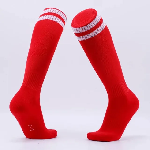 Men Women Soccer socks Leg Support  Sock Kids Youth Sports Running Football Cycling Socks