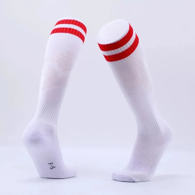 Men Women Soccer socks Leg Support  Sock Kids Youth Sports Running Football Cycling Socks