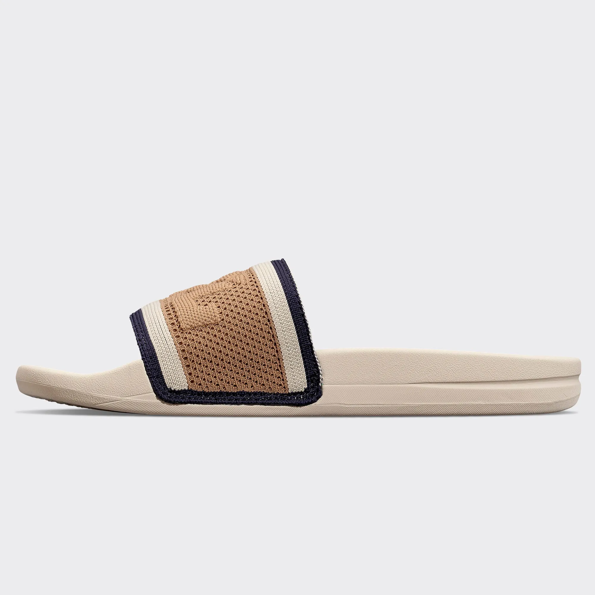 Men's Big Logo TechLoom Slide Alabaster / Tan / Navy