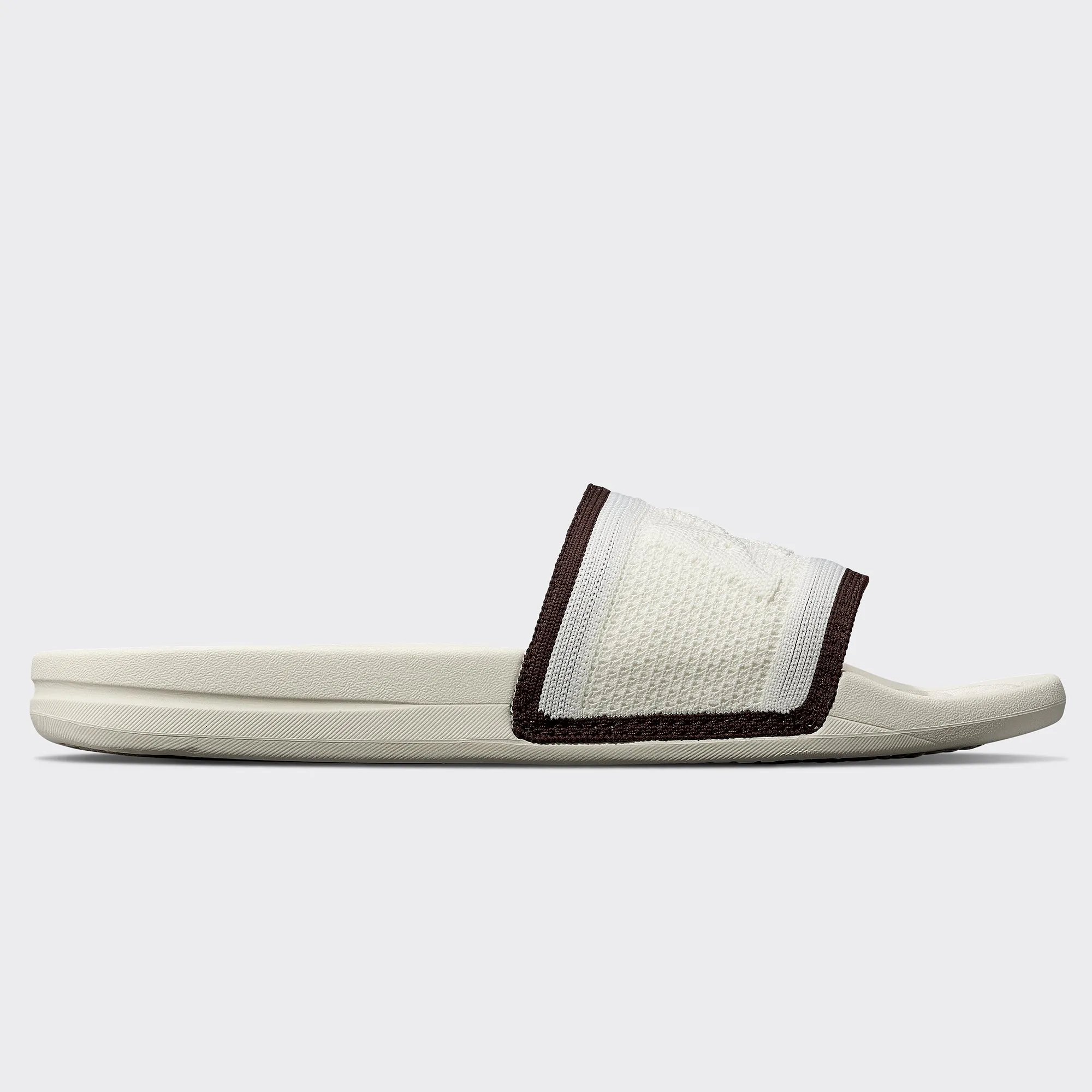 Men's Big Logo TechLoom Slide Ivory / Chocolate