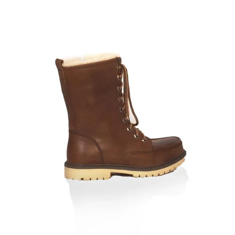 MUBO UGG Boots with TPR Sole - Brown