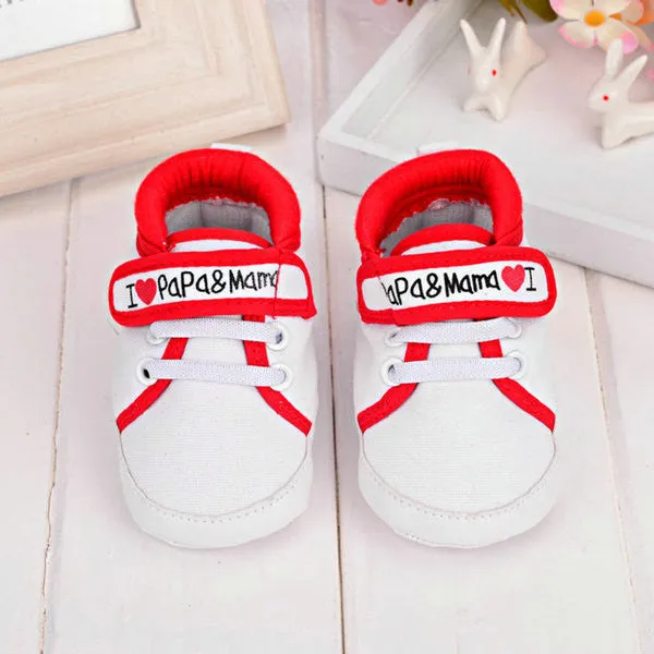 New Baby Kids Boys Girls Casual Toddler Shoes Infant Crib Shoes Lace Up Sneaker X16