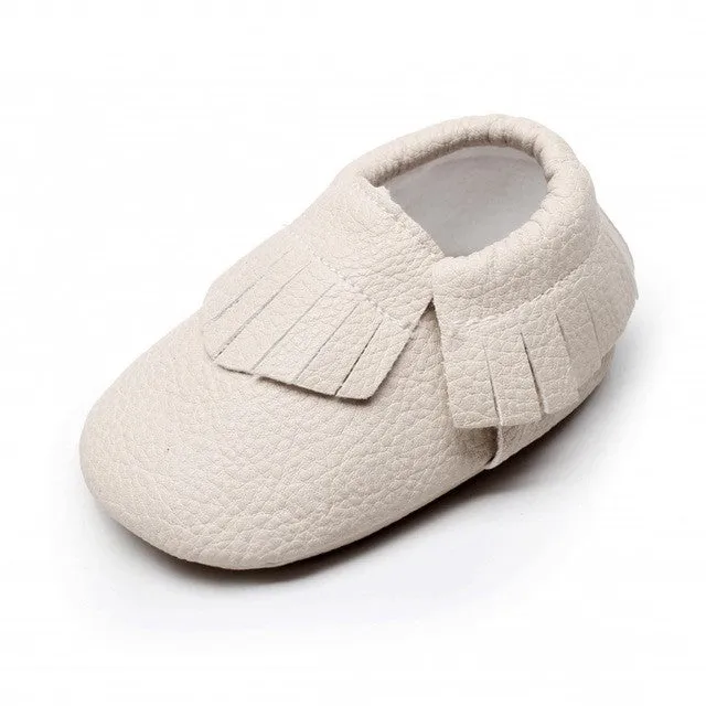 New Brand Baby Moccasins Leather Girl Baby Shoes Fashion Tassel Moccs Infant Shoes Babies Toddler Shoes First Walker N2217