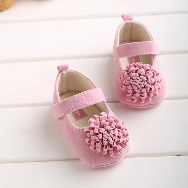 New Festival flower 0-1 years newly born infant baby girls first walkers kid bebe sapato jane shoes Hot