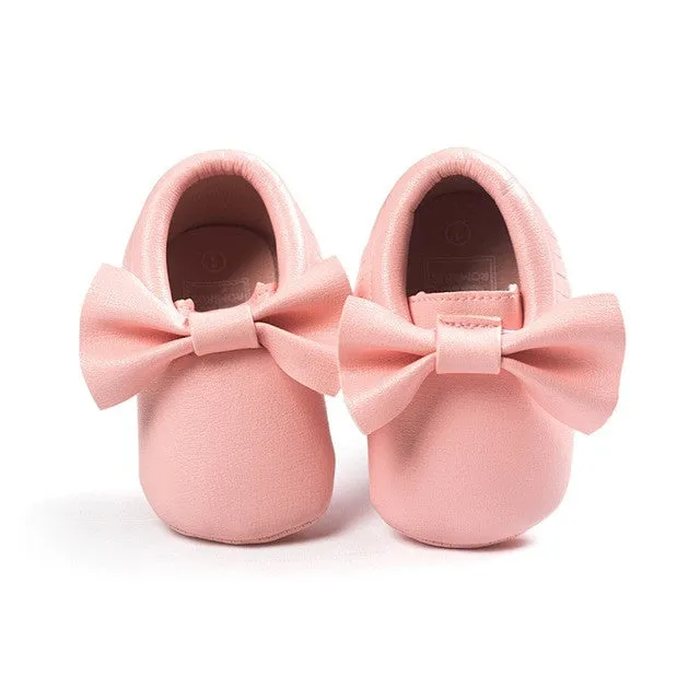 New Tassels Baby Moccasin Newborn Babies Shoes Soft Bottom PU leather Prewalkers Boots SL01