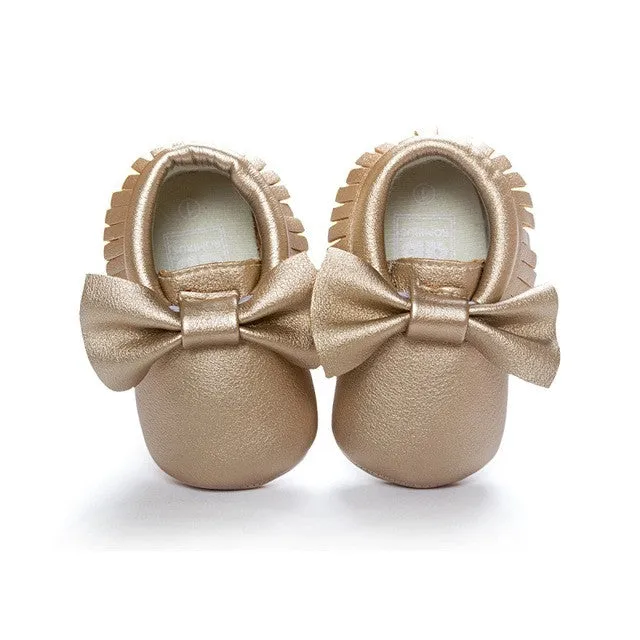 New Tassels Baby Moccasin Newborn Babies Shoes Soft Bottom PU leather Prewalkers Boots SL01