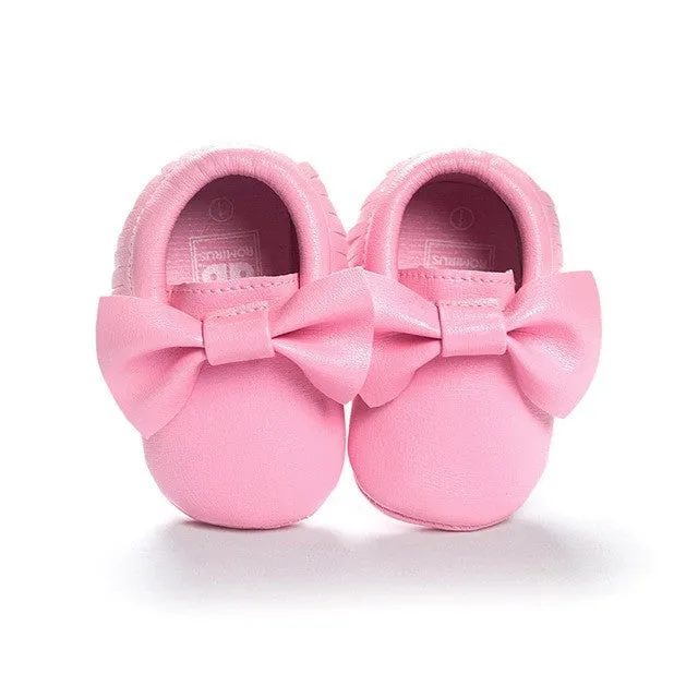 New Tassels Baby Moccasin Newborn Babies Shoes Soft Bottom PU leather Prewalkers Boots SL01