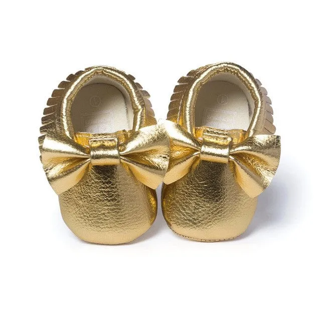 New Tassels Baby Moccasin Newborn Babies Shoes Soft Bottom PU leather Prewalkers Boots SL01