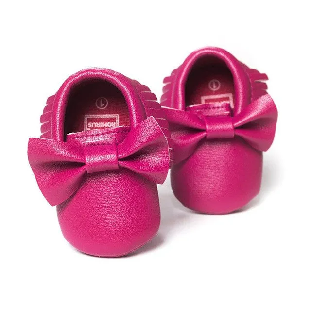 New Tassels Baby Moccasin Newborn Babies Shoes Soft Bottom PU leather Prewalkers Boots SL01