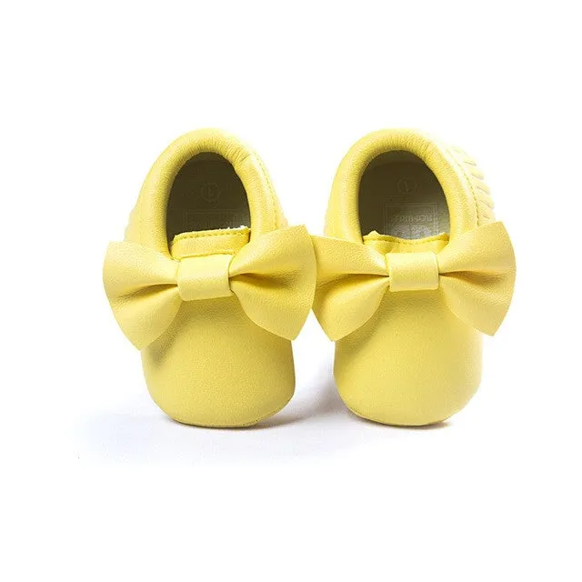 New Tassels Baby Moccasin Newborn Babies Shoes Soft Bottom PU leather Prewalkers Boots SL01