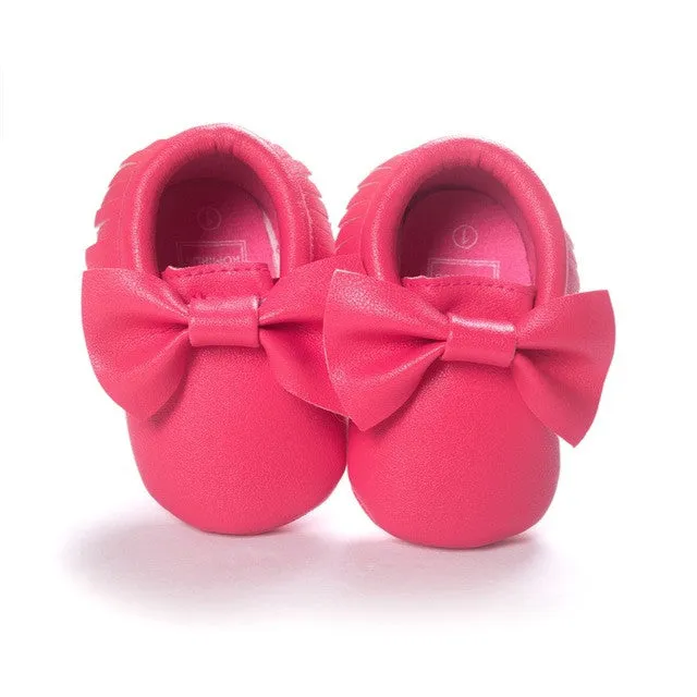 New Tassels Baby Moccasin Newborn Babies Shoes Soft Bottom PU leather Prewalkers Boots SL01