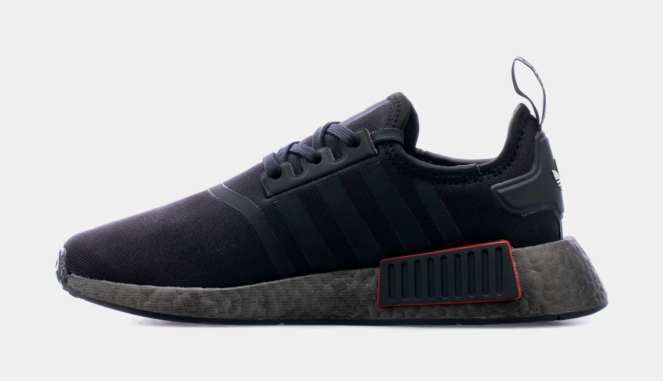 NMD R1 Grade School Lifestyle Shoes (Black)