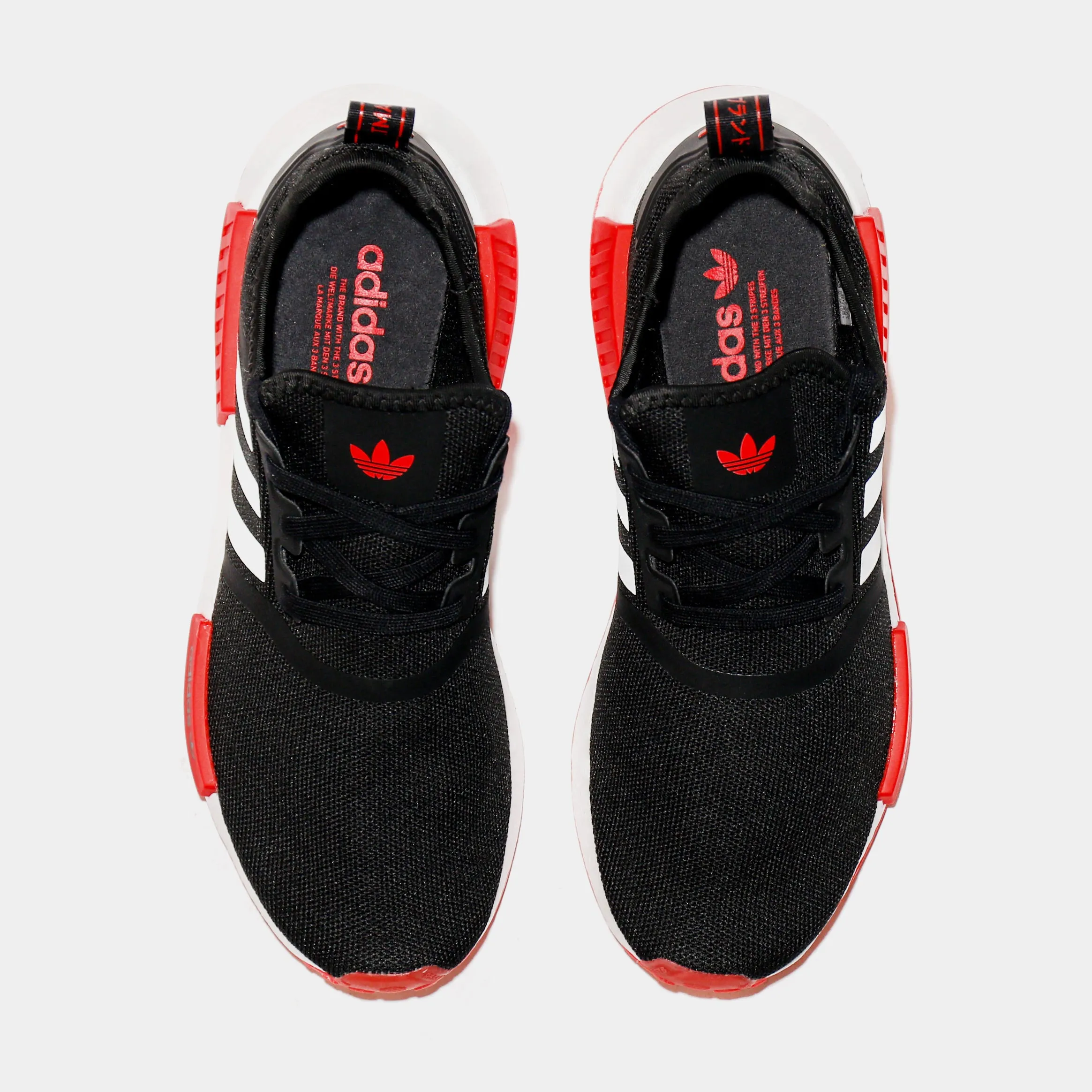 NMD_R1 Mens Running Shoes (Black/Red)