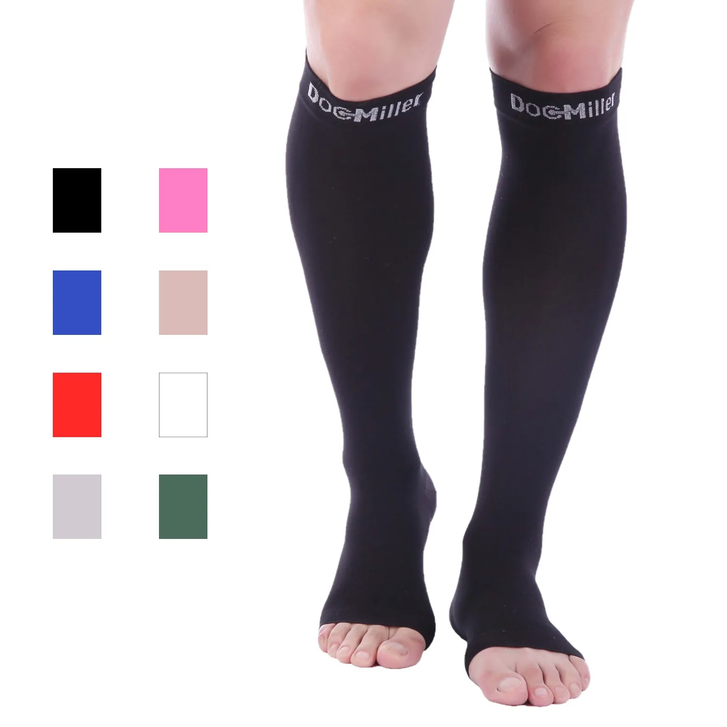 Open Toe Compression Sleeve 15-20 mmHg