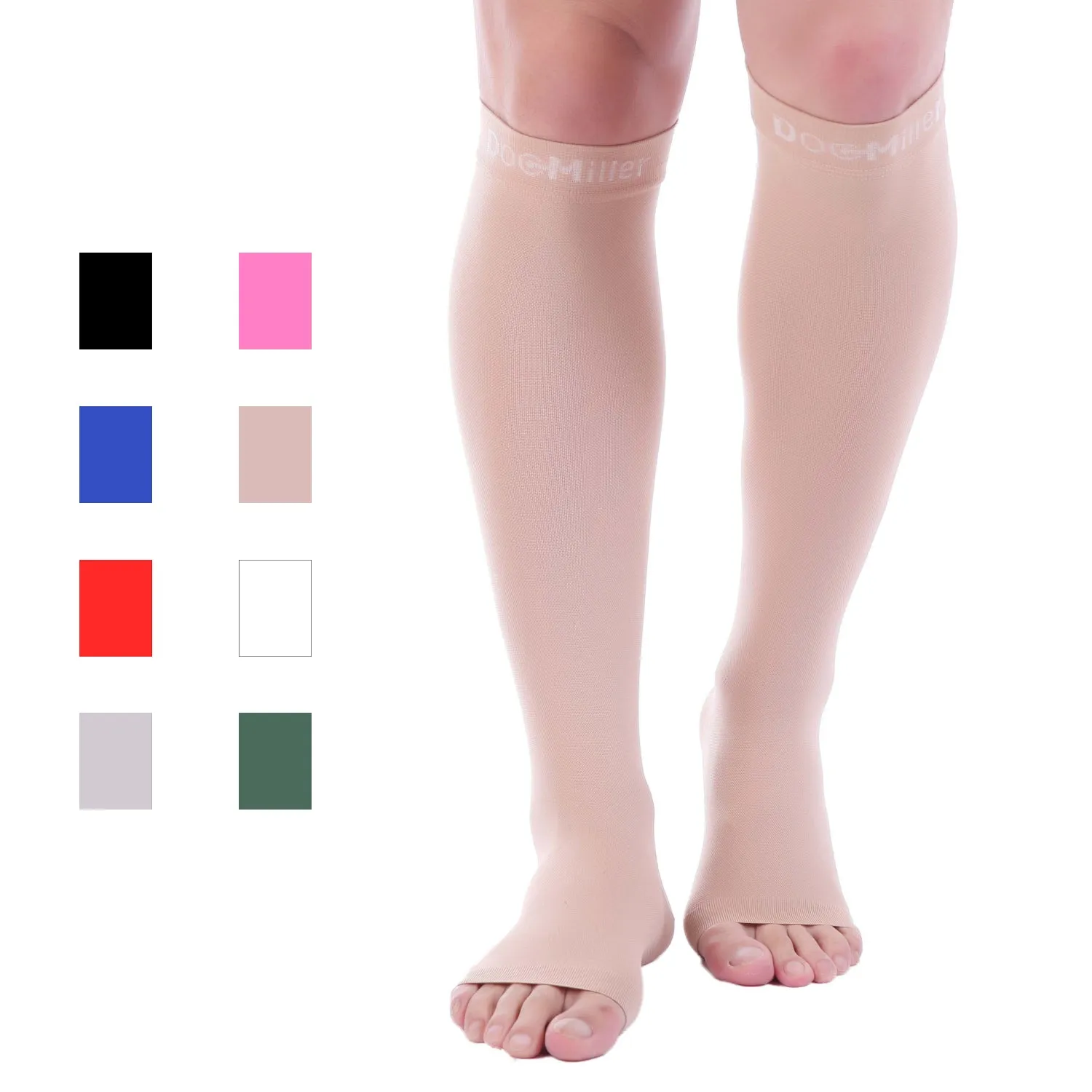 Open Toe Compression Sleeve 15-20 mmHg