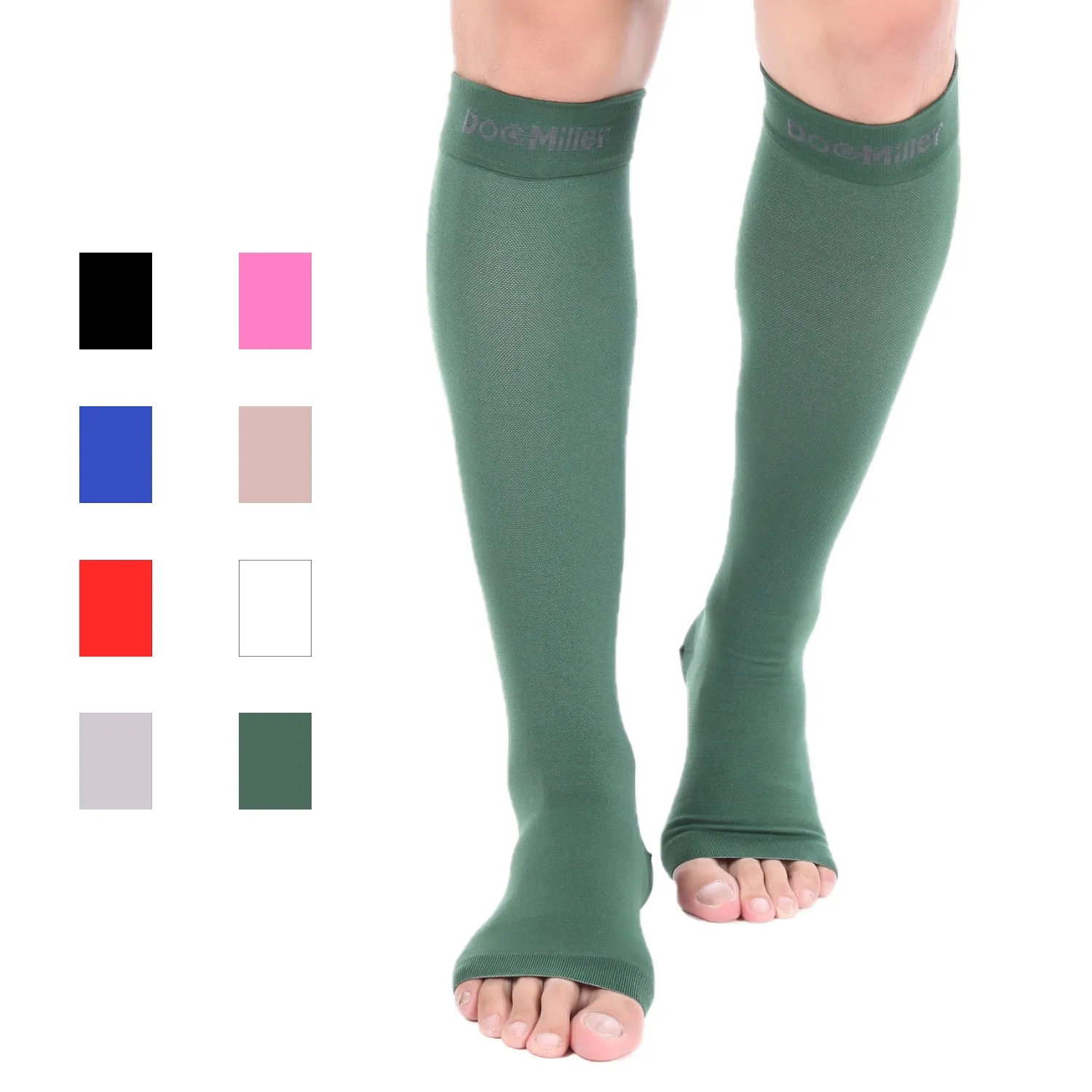 Open Toe Compression Sleeve 15-20 mmHg