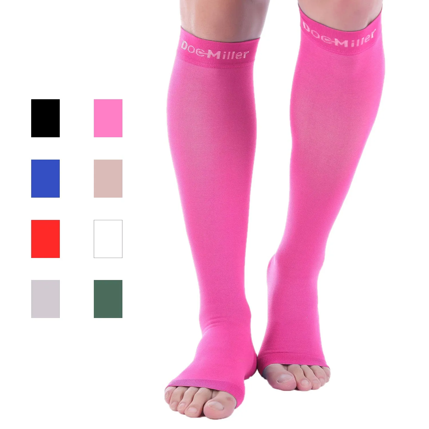 Open Toe Compression Sleeve 15-20 mmHg