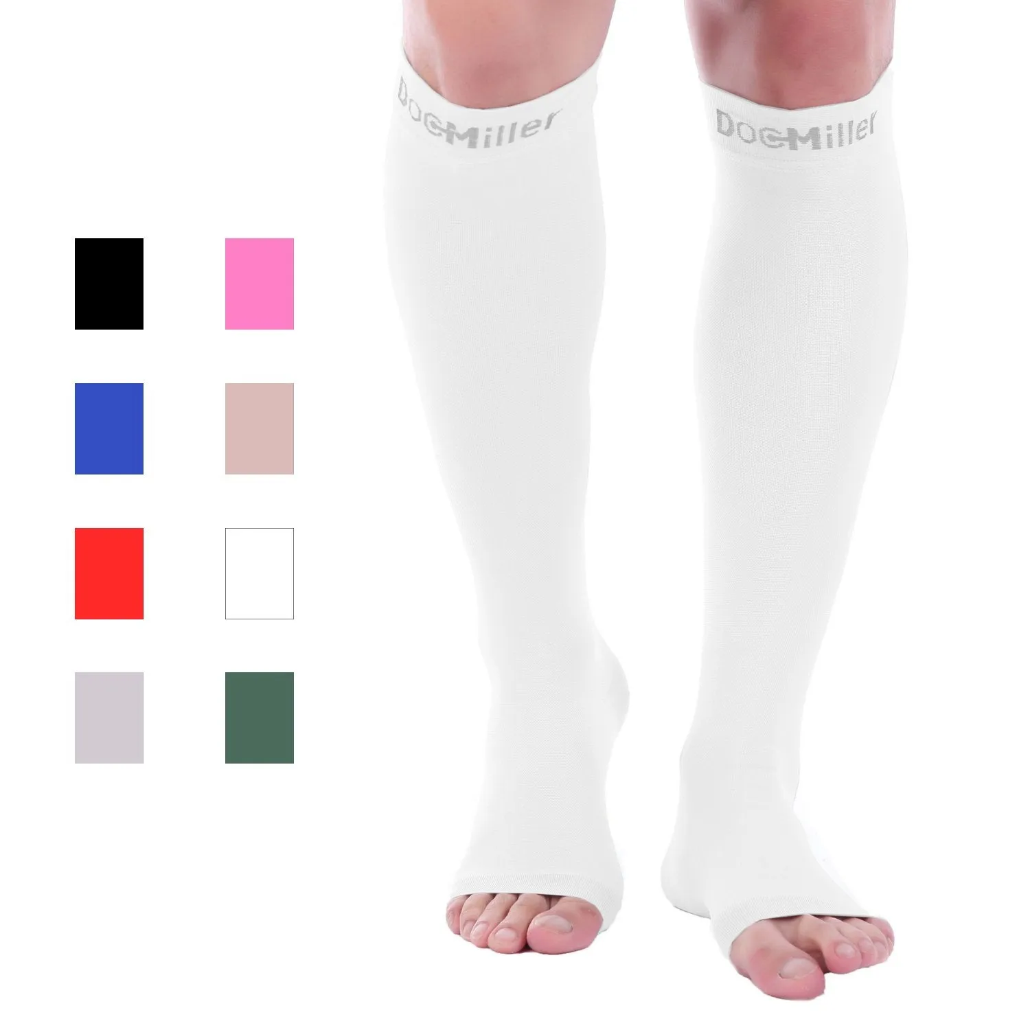 Open Toe Compression Sleeve 15-20 mmHg