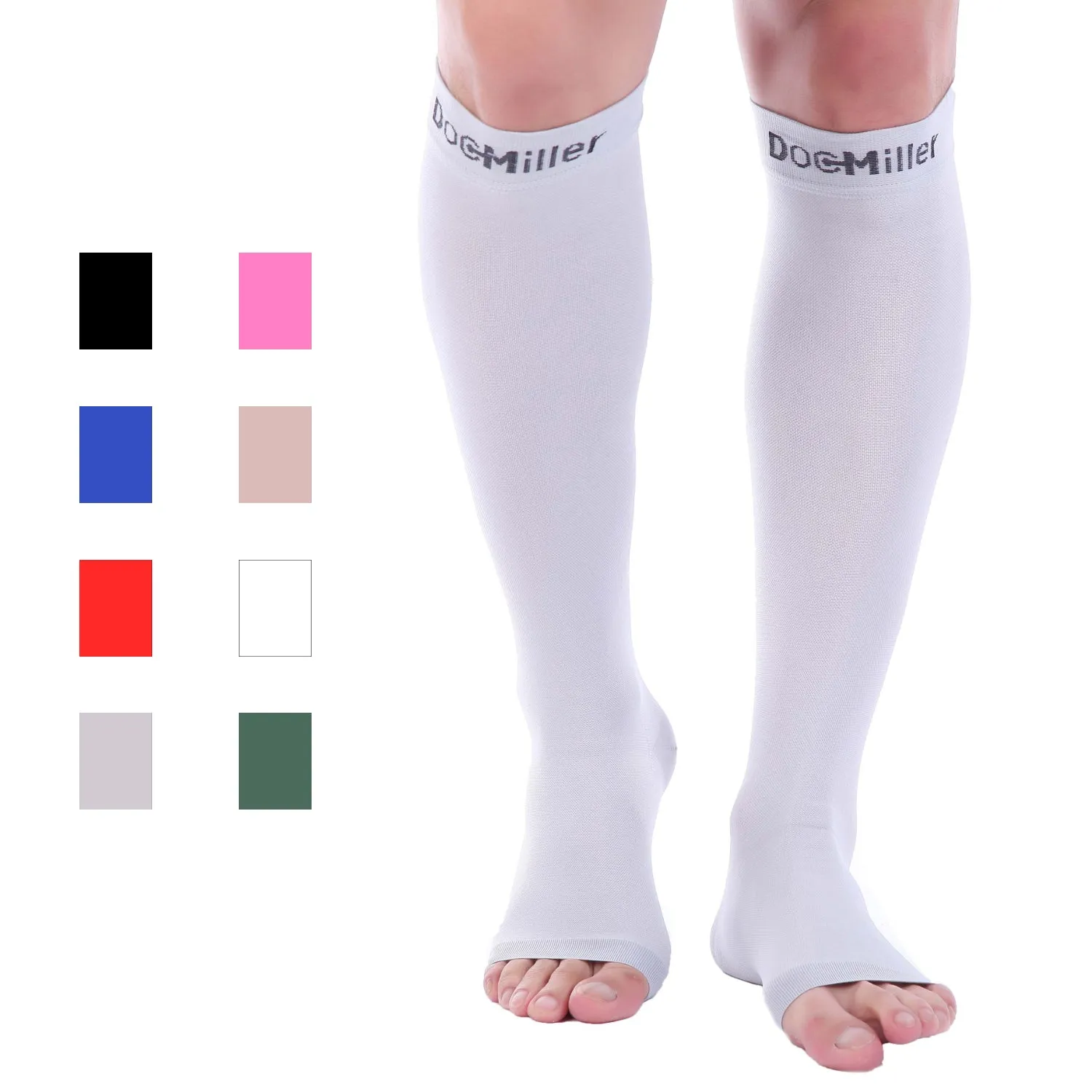 Open Toe Compression Sleeve 15-20 mmHg