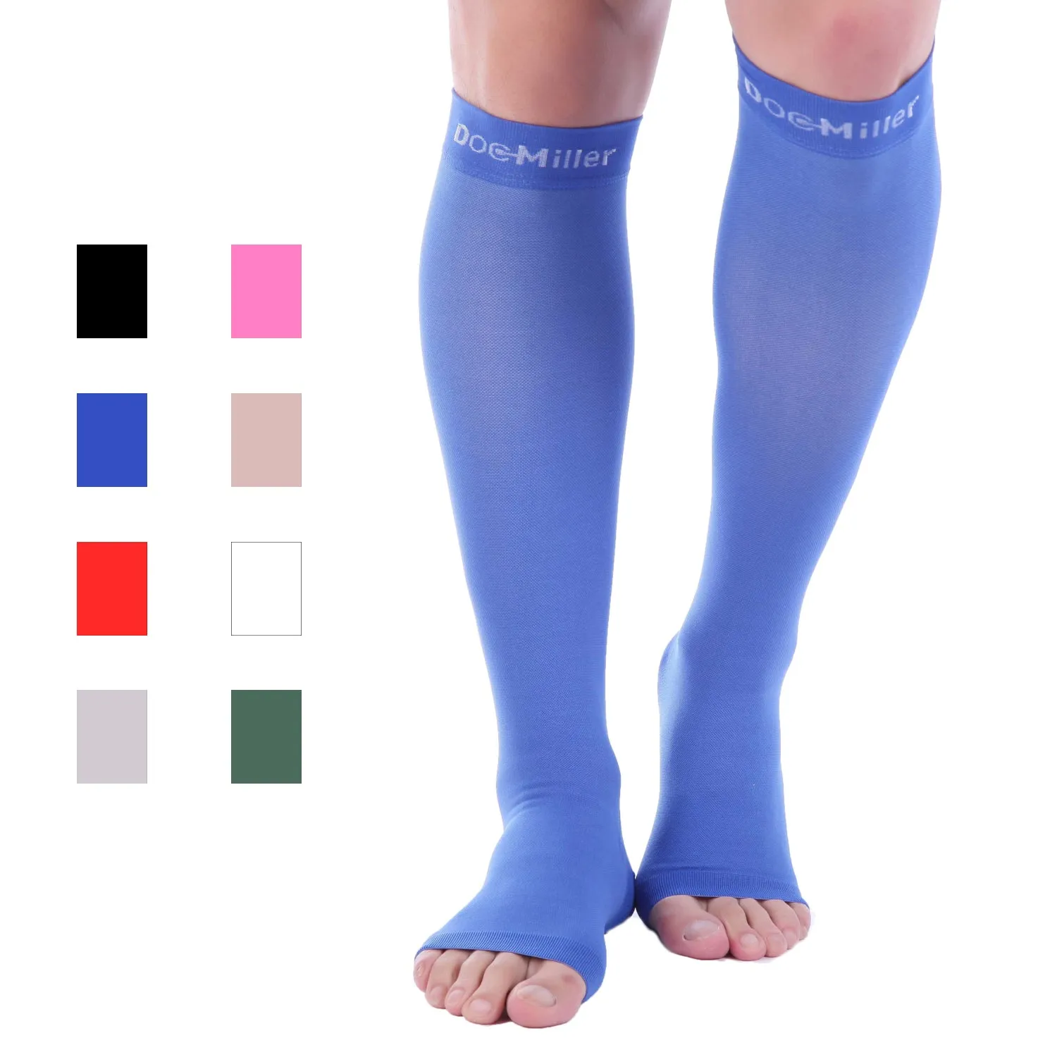 Open Toe Compression Sleeve 15-20 mmHg