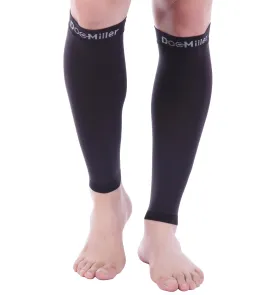 PETITE Calf Compression Sleeve 20-30 mmHg BLACK by Doc Miller